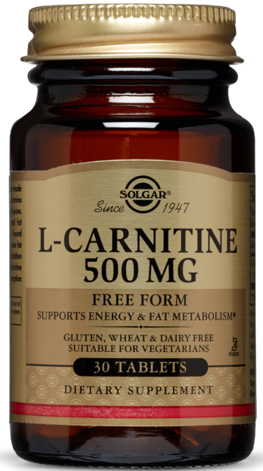 Solgar L-Carnitine 500 mg Tablets 30 таблеток