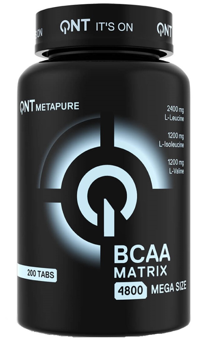 Матрикс БЦАА QNT BCAA 4800 200 таблеток
