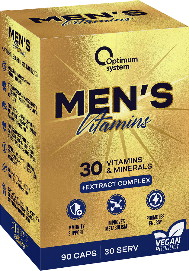 Optimum System Gold Series Men's Vitamins Forte 90 капсул
