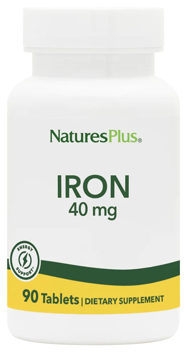 Natures Plus Iron 40 мг (Железо) 90 таблеток