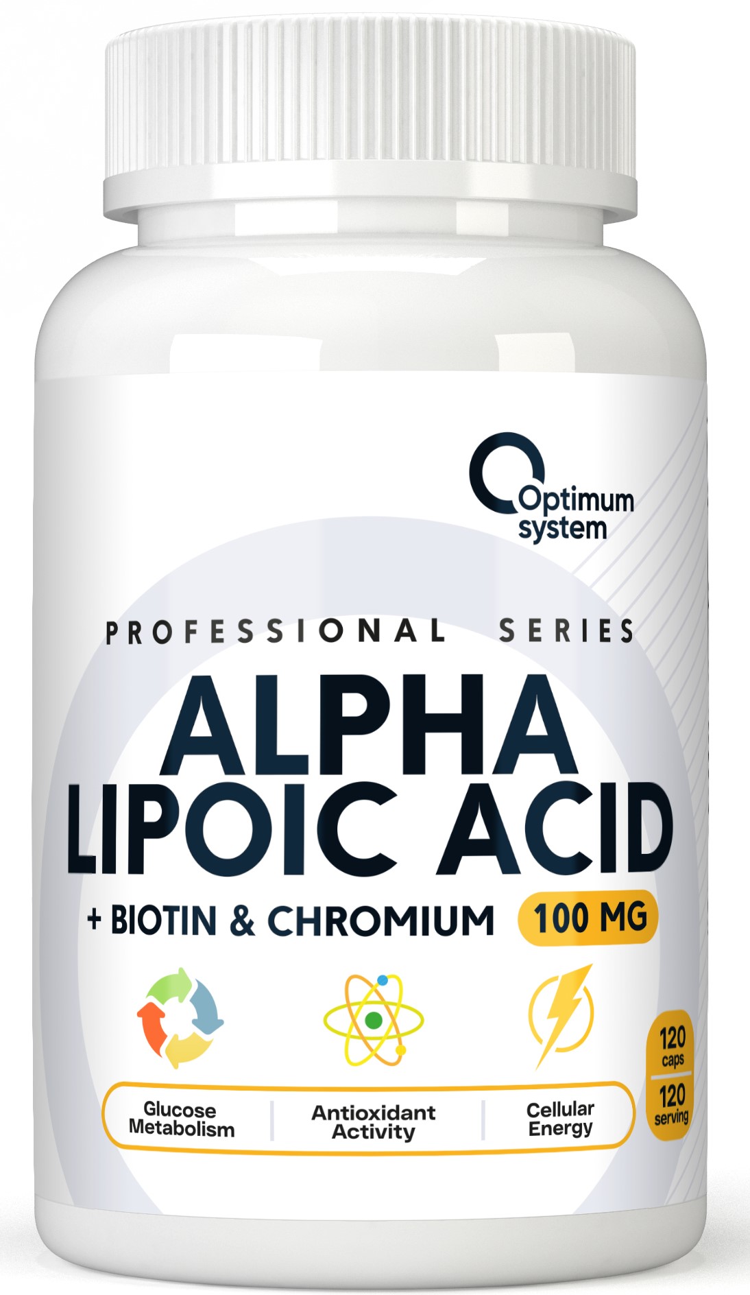 Альфа-липоевая кислота Optimum System Alpha lipoic acid 100 мг 120 капсул