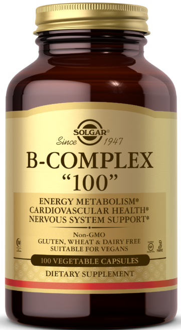 Solgar B-Complex 100 Vegetable Capsules 100 капсул