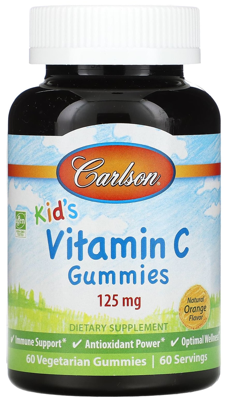 Carlson labs Kids Vitamin C 150 мг 60 жевательных табл.