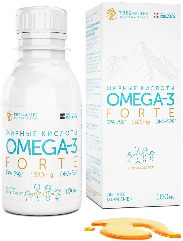 Tree of Life Omega-3 forte 100 мл
