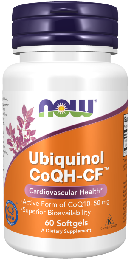 NOW Ubiquinol CoQH-CF (Убихинол) 60 капсул