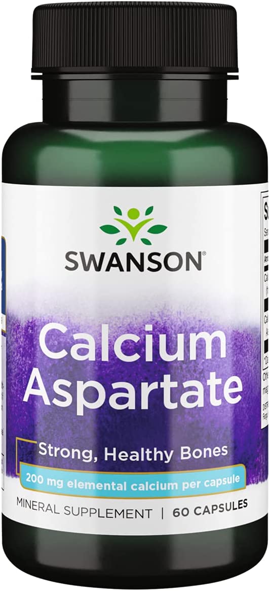 Swanson Calcium Aspartate 200 мг 60 капсул