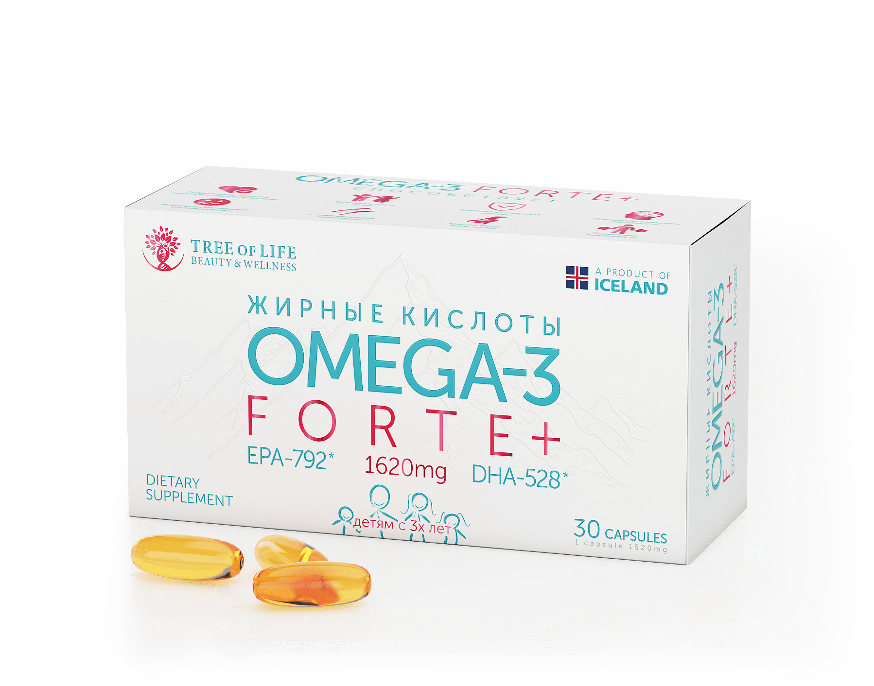 Tree of Life Omega 3 forte+ 30 капсул