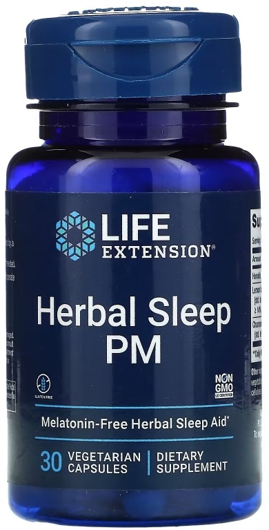 LIFE Extension Herbal Sleep PM 30 капсул