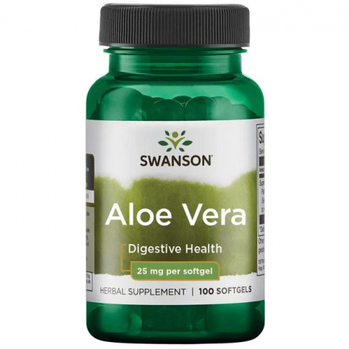Swanson Aloe Vera 25 мг 100 капс