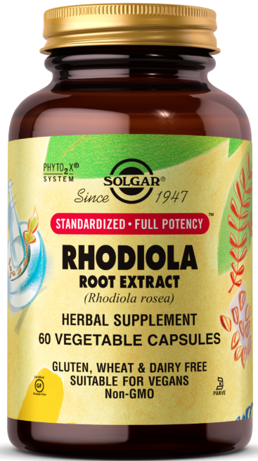 Solgar Rhodiola Root Extract Vegetable Capsules 60 капсул
