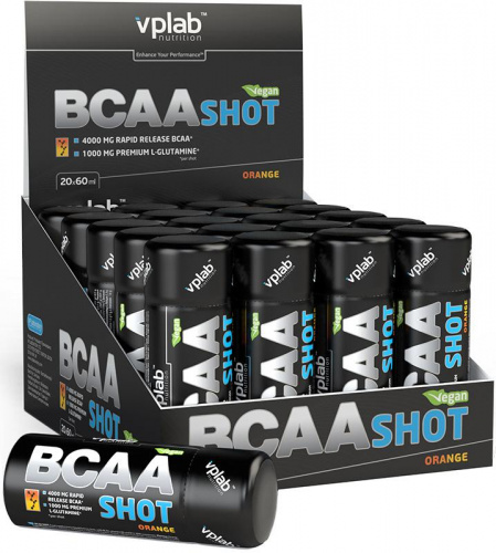 VPLAB BCAA Shot 20 ампул по 60 мл