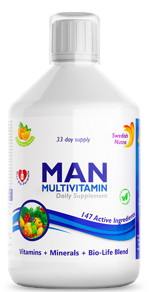 Swedish Nutra Man Multivitamin complex 500 мл.