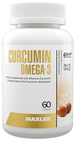 Maxler Curcumin Omega-3 60 капсул