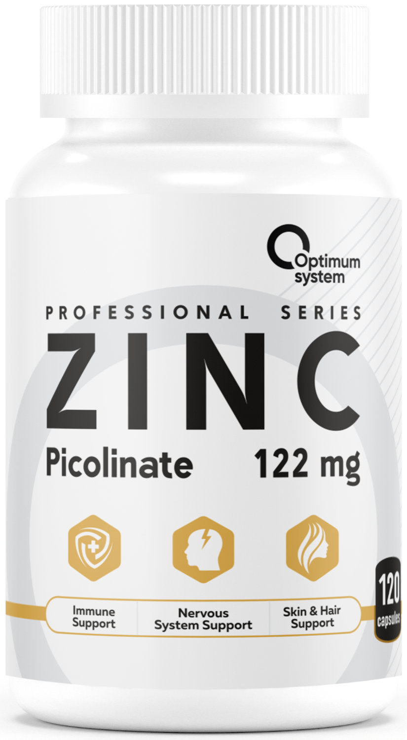 Optimum System Zinc Picolinate 25 мг 120 капсул