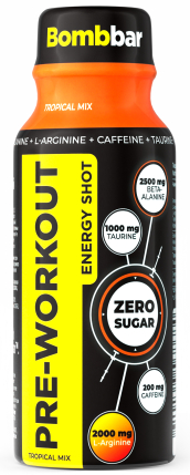 Bombbar Pre-Workout Предтренировочный комплекс 100 мл