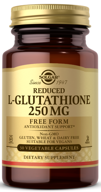 Solgar Reduced L-Glutathione 250 мг 30 вег.капсул