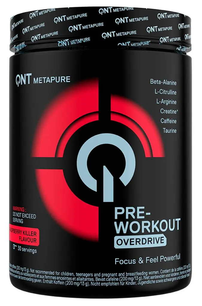 Предтренировочный комплекс QNT Metapure Pre-Workout Overdrive 390 грамм