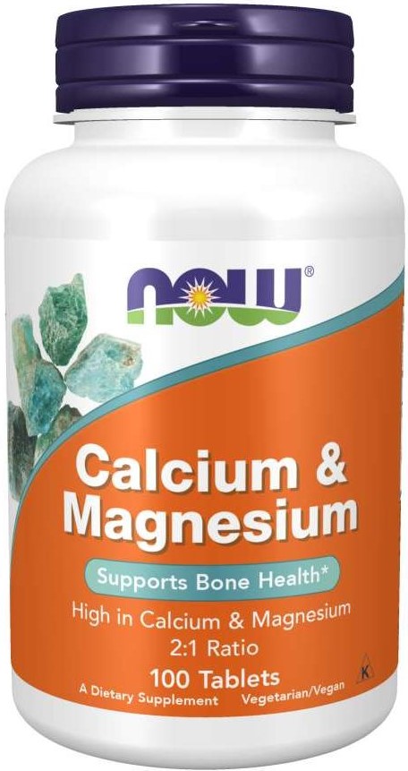 NOW Calcium & Magnesium (Кальций Магний) 100 таблеток