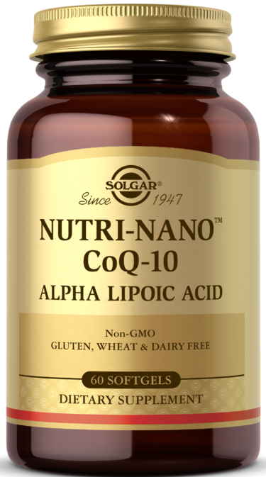 Solgar Nutri-Nano CoQ-10 Alpha Lipoic Acid Softgels 60 капсул