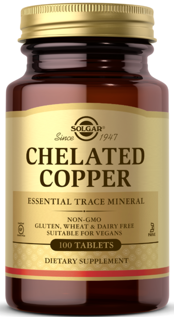 Solgar Chelated Copper Tablets 100 таб.