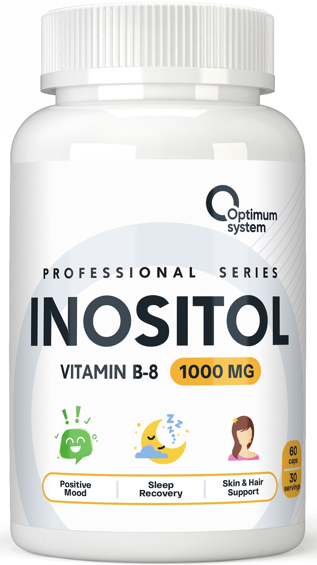 Optimum System Inositol 1000 мг Инозитол  60 капсул