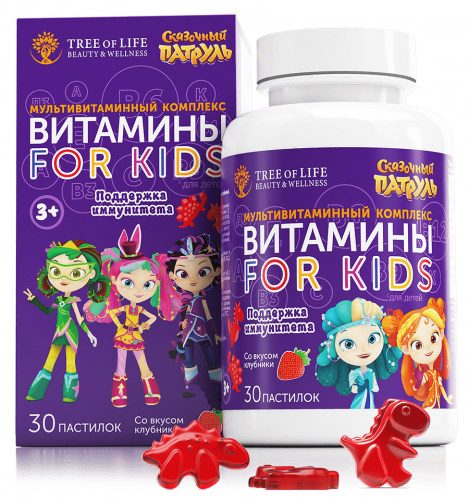 Tree of Life Витамины For Kids 30 пастилок