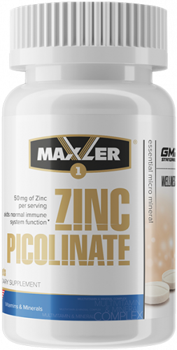 Maxler Zinc Picolinate 50 мг 60 таблеток