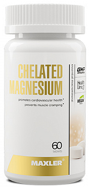 Maxler Chelated Magnesium (Магний бисглицинат) 60 таблеток
