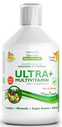 Swedish Nutra Ultra+ Multivitamin 500 мл.