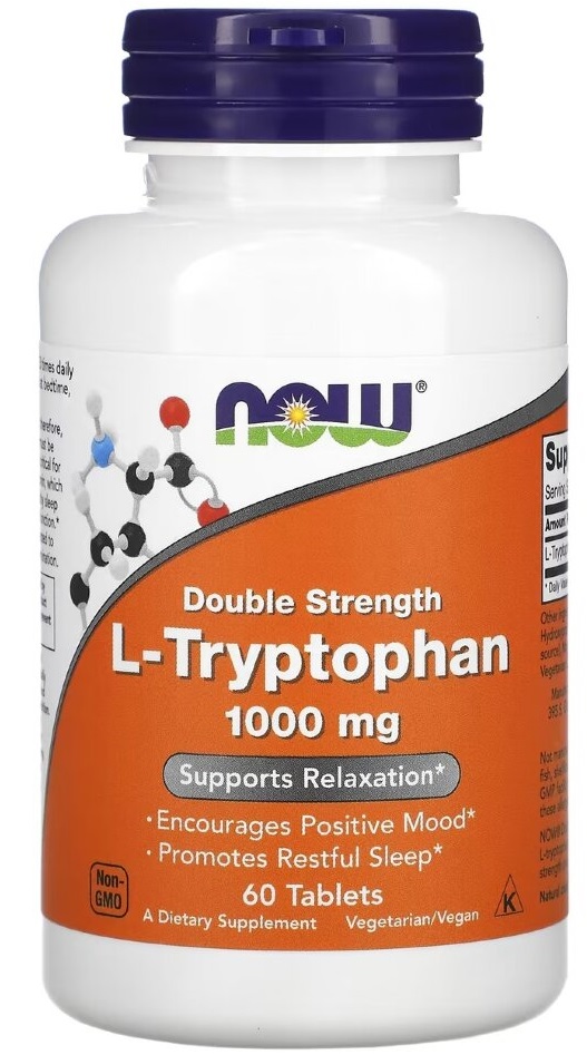 Now L-Tryptophan 1000 мг 60 таблеток