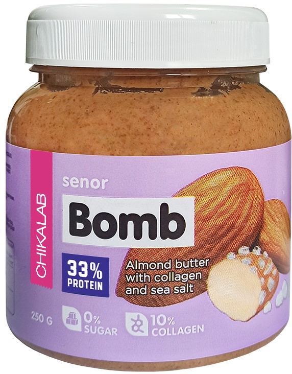 Chikalab Senor BOMB Миндальная паста 250 грамм