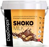 DopDrops Паста ореховая натуральная Shoko Milk Peanut Crunchy 1000 грамм