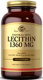 Solgar Lecithin 1360 mg Softgels 100 капсул