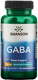 Swanson GABA Maximum Strength 750 мг 60 капсул