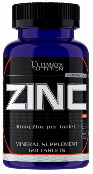 Цинк цитрат + сульфат Ultimate Nutrition Zinc 120 таб