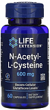 LIFE Extension NAC N-Acetyl-L-Cysteine 600 мг 60 капс.
