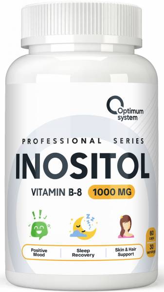 Optimum System Inositol 1000 мг Инозитол 60 капсул