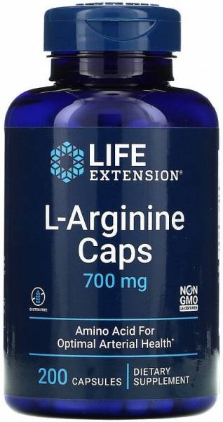 LIFE Extension L-Arginine Caps 700 мг 200 капсул