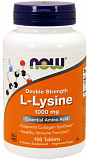 NOW L-Lysine 1000 мг 100 таблеток