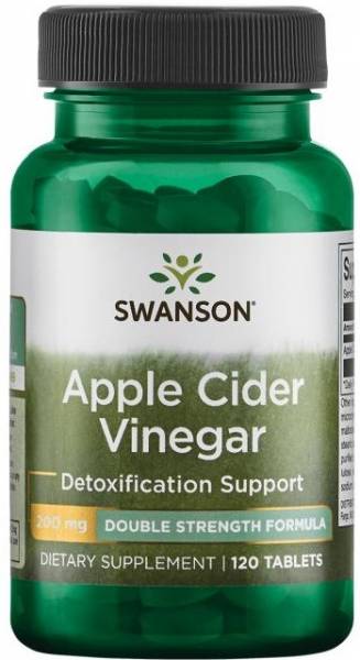 Swanson Apple Cider Vinegar (Яблочный уксус) 200 мг 120 таблеток