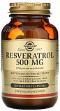 Solgar Resveratrol 500 мг 30 капсул