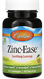 Carlson Labs Цинк цитрат Zinc-Ease 10 мг 42 пастилки