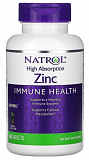Natrol High Absorption Zinc 60 таблеток