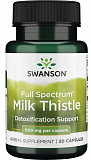Swanson Full Spectrum Milk Thistle 500 mg 30 капсул