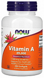 NOW Vitamin A 25000 IU 250 капсул