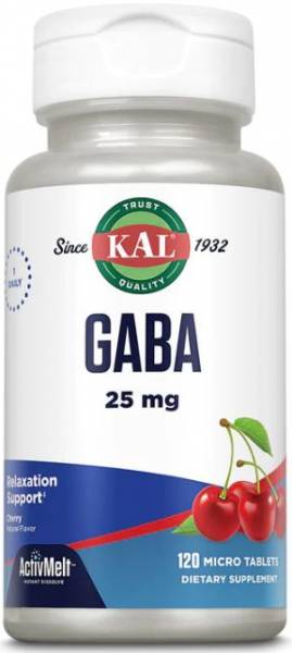 KAL GABA 25 мг ActivMelt (ГАМК) 120 таблеток