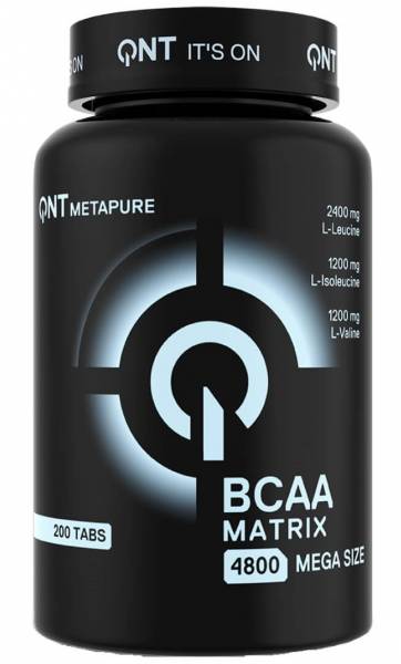 Матрикс БЦАА QNT BCAA 4800 200 таблеток