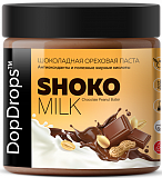 DopDrops Паста ореховая натуральная Shoko Milk Peanut Butter 500 грамм