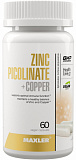 Maxler Zinc Picolinate + Copper 60 капсул