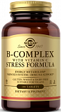 Solgar B-Complex With Vitamin C Stress Formula Tablets 100 таблеток